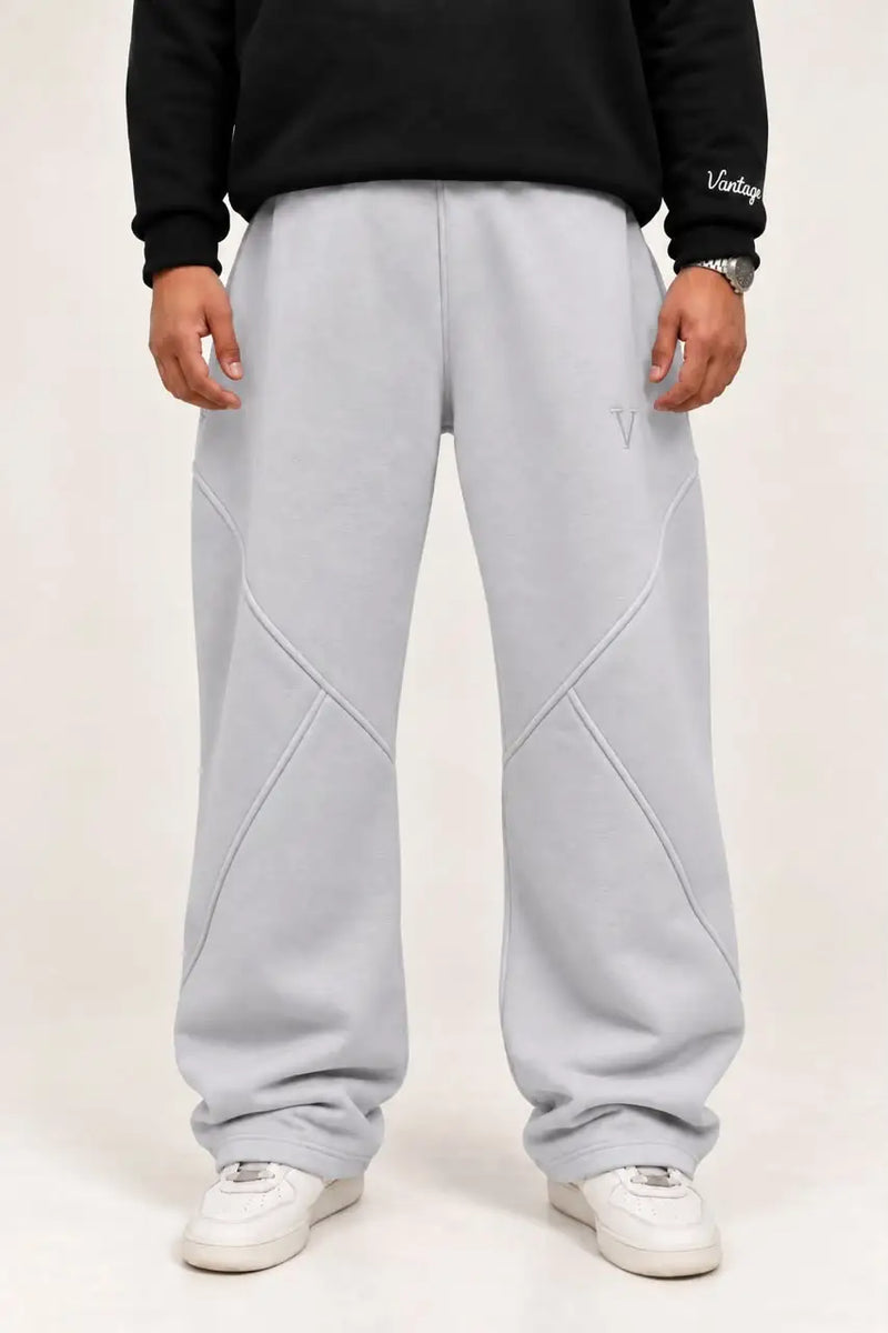 VANTAGE Essential Sweatpants - Silver -
